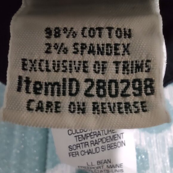 L L BEAN CLASSIC FIT BLACK ALINE SHORT  SKIRT 98% COTTON WOMEN'S SIZE 12 PET - Picture 6 of 11